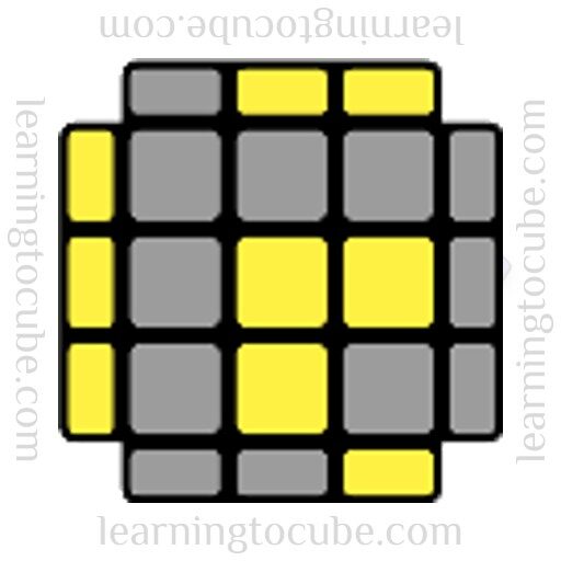 yellow corner oll shape, OLL Algorithms, learning to cube, CFOP, how to solve a rubiks cube, best rubiks cube website, how to solve a rubiks cube fast, best algorithms for rubiks cube, speedcubing website, 