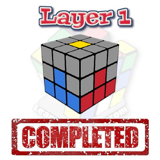 completing the first layer of a rubik's cube, solving the first layer of a rubiks cube, 